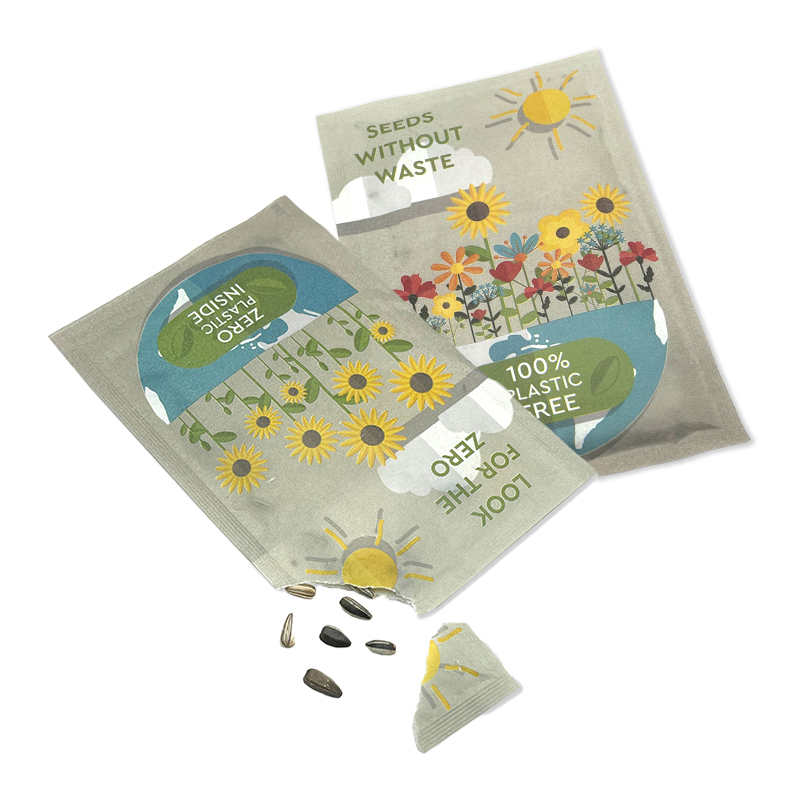 Seed packets 65 x 95 mm plastic free